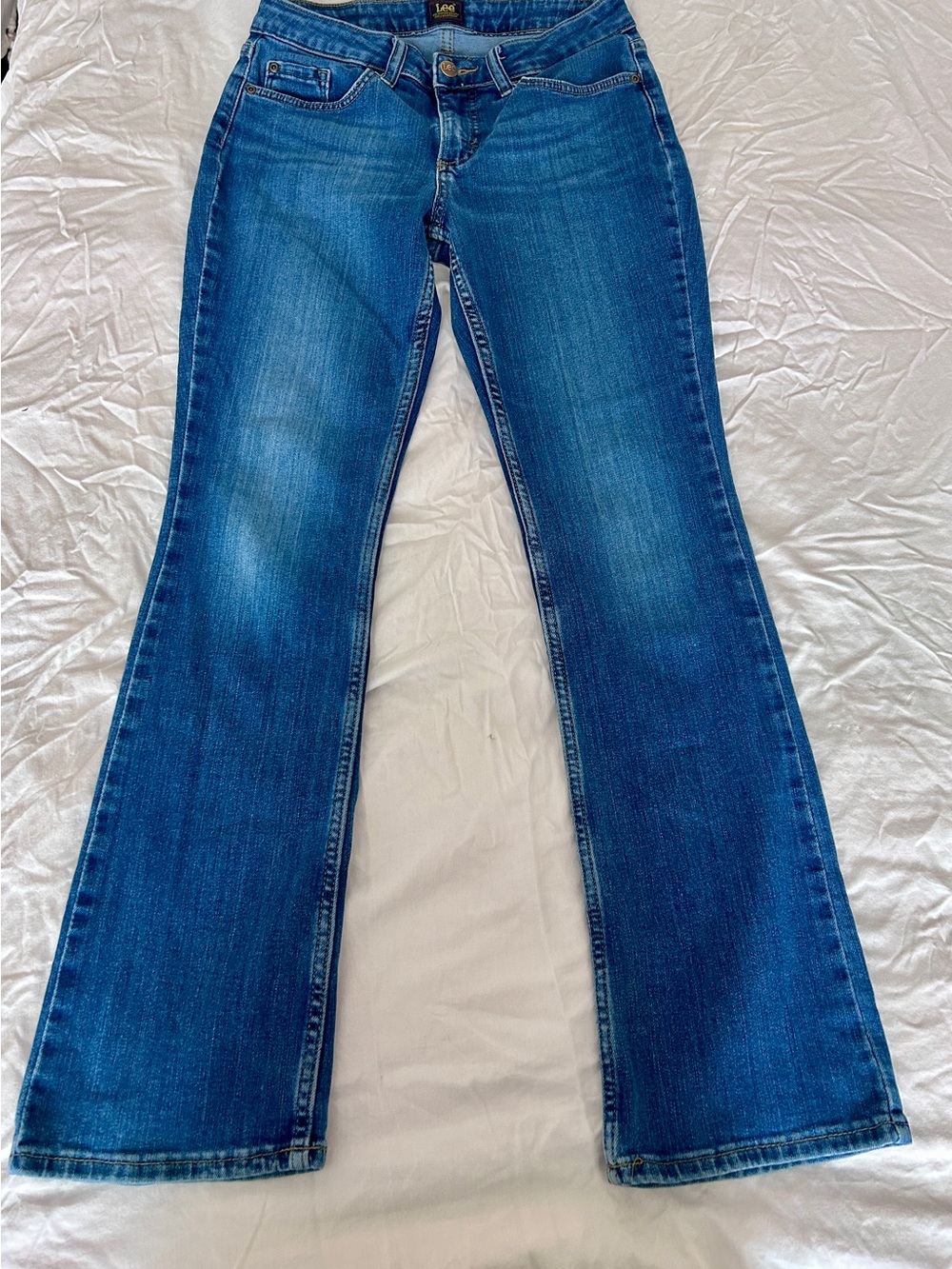 Lee Women's Dark Blue Flared Jeans